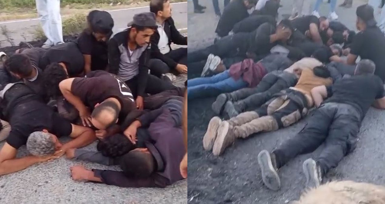 su kanalina dusen aractan ciktilar boyle gozaltina alindilar A47uHrvC