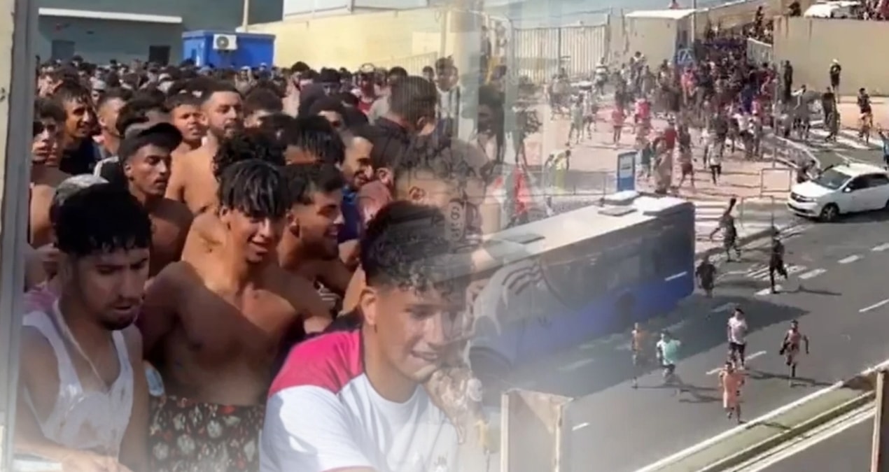 Ceuta sınırında göç hareketliliği: Fas üzerinden yüzlerce kişi şehre geçti
