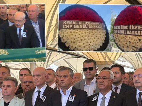 Iki celenk tek unvan olcay baykalin cenazesinde ozel ile kilicdaroglu yan yana geldi RLbRPbnw