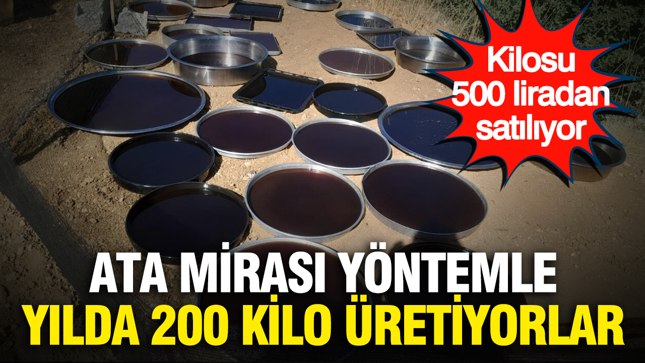 Kilosu 500 liradan satiliyor ata mirasi yontemle yilda 200 kilo uretiyorlar ZbnhUy6c